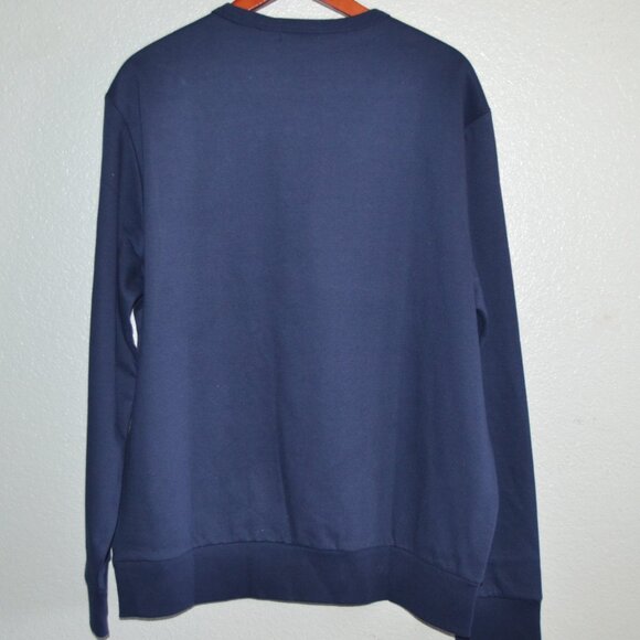 POLO RALPH LAUREN BLUE WITH GOLD CREST LOGO CREWNECK SWEATSHIRT-NEW WT TAG- $99. - Picture 8 of 12